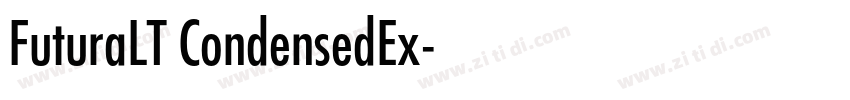 FuturaLT CondensedEx字体转换